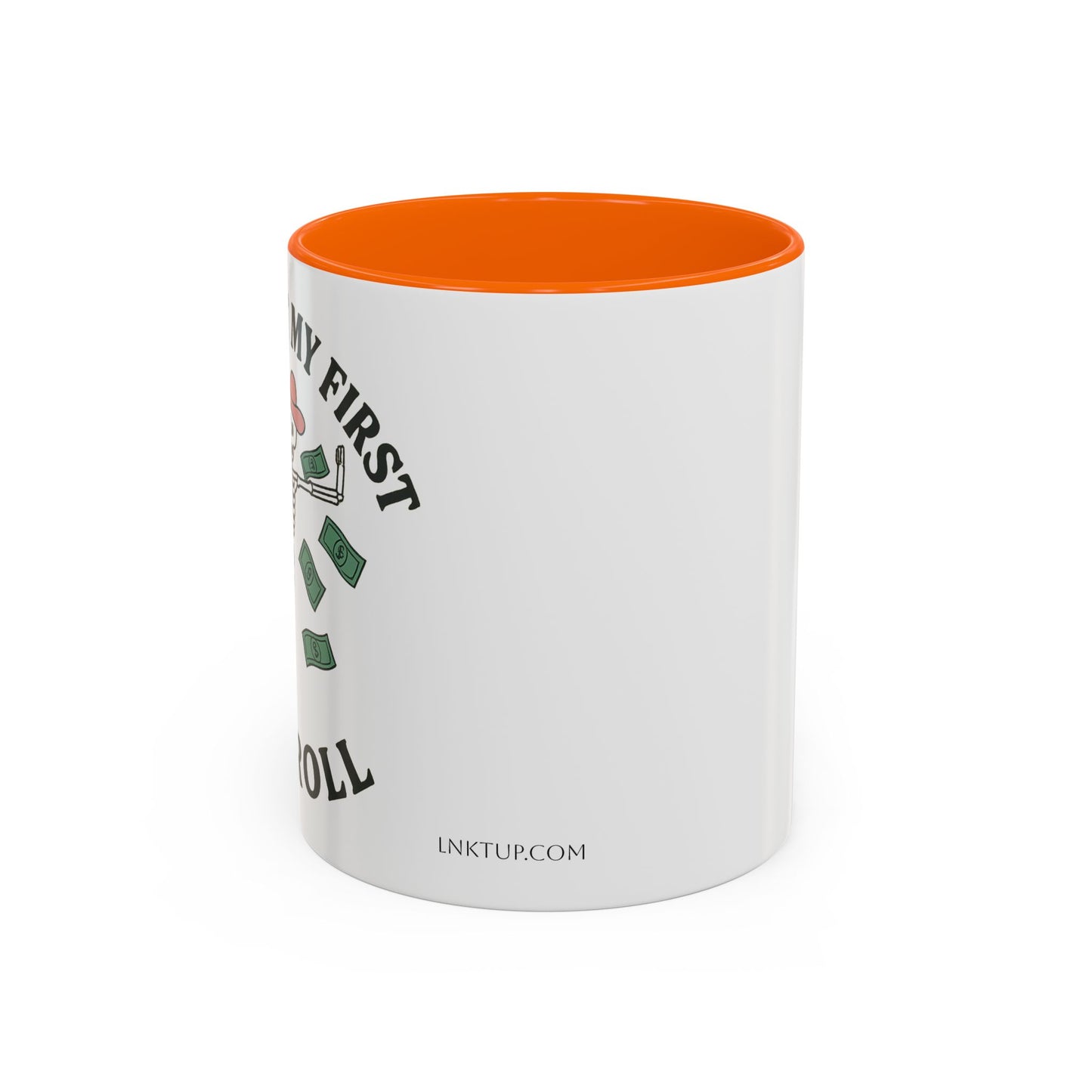 Funny Skeleton Payroll Accent Coffee Mug - 11oz & 15oz