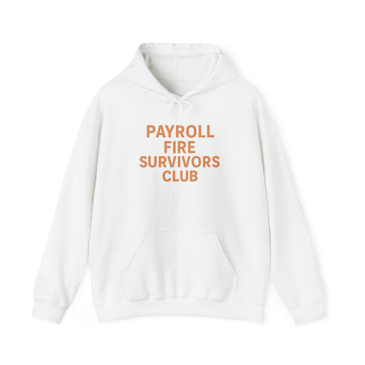 Fire Emoji Payroll Hoodie - Fun Unisex Heavy Blend™ Sweatshirt